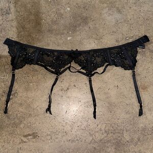 Lace lingerie leg garter strap